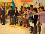 ゆうがたGet!に飛び入り生出演したゼミ生達